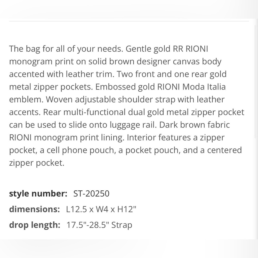 Rioni Aletta Daily Messenger Bag - Picture 3 of 12